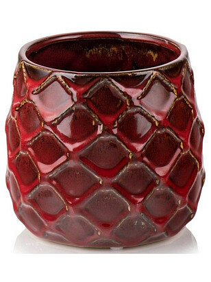 Горшок VINTAGE (12х11см) керамика красный арт.01.009.12 238x286 в Материке