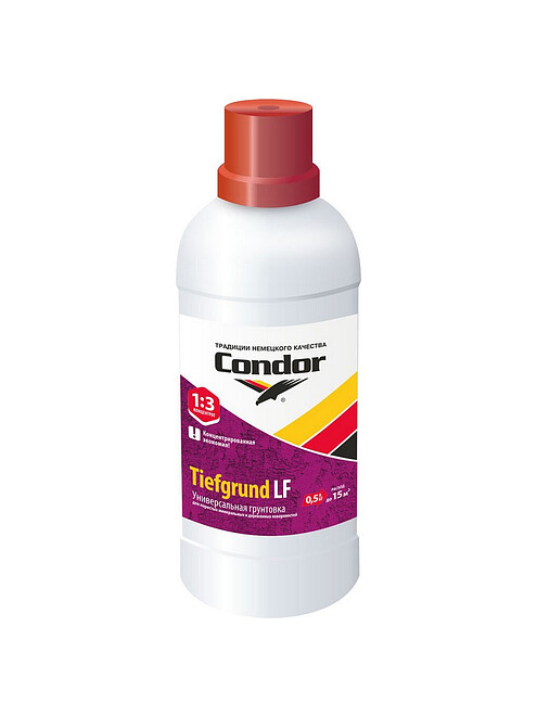 Грунтовка Condor Tiefgrund LF, 0,5кг 495x660 Грунтовка Condor Tiefgrund LF, 0,5кг 495x660 в Материке