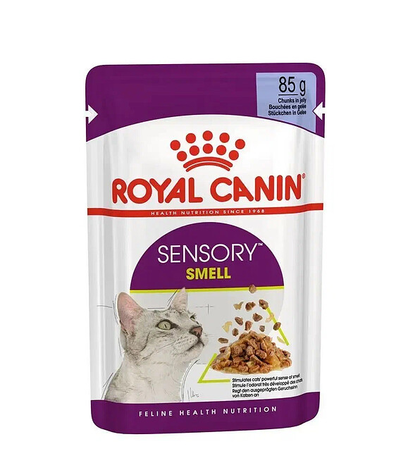 Корм для кошек Royal Canin Sensory Smell кусочки в желе (85г) 586x674 Корм для кошек Royal Canin Sensory Smell кусочки в желе (85г) 586x674 в Материке