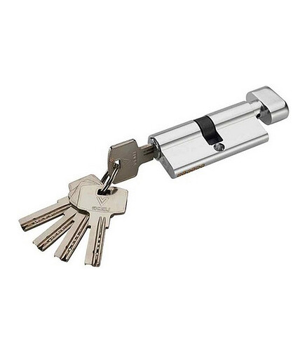 Механизм цилиндр. LOCKIT AL Z 70 35/35 ZCN (ключ/вертушка) 438x503 в Материке