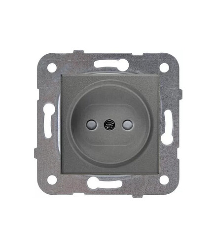 Розетка Viko NOVELLA 92105443 1мест. дымчатый 438x503 в Материке
