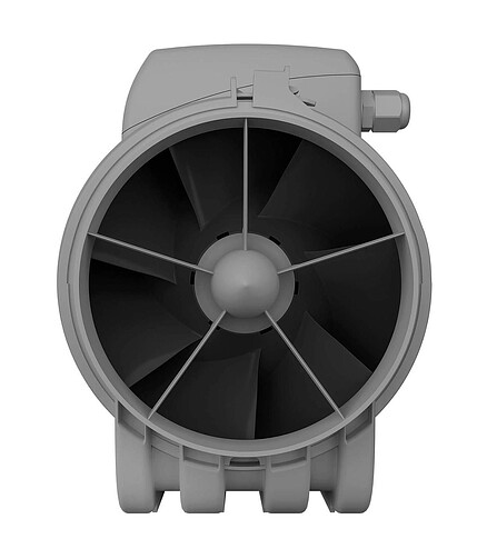 Вентилятор канальный ERA PRO Typhoon 125 2SP d125мм 438x503 в Материке - Вариант 2