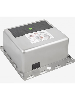 Мойка врезная ZORG ZCL 5050, 503х503мм микродекор нерж.сталь 0,8мм с сифоном 238x286 в Материке - Вариант 3