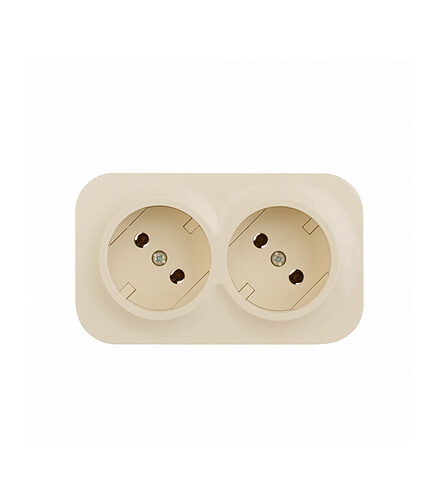 Розетка Legrand QUTEO 782261 2мест. сл.кость 438x503 в Материке - Вариант 2