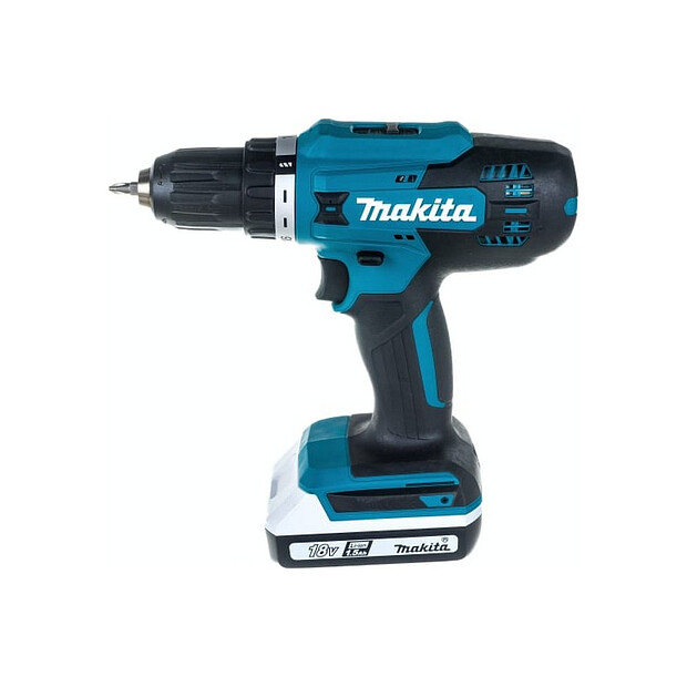 Шуруповерт аккум. MAKITA DF488DWE 18В 2ск. 2акк/1,5Ач 42Нм