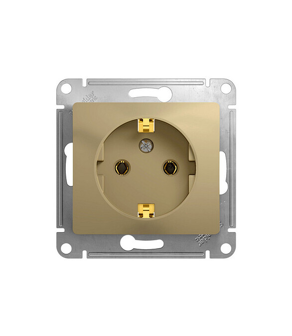 Розетка SE GLOSSA GSL000443 1мест. с/з титан 586x674 Розетка SE GLOSSA GSL000443 1мест. с/з титан 586x674 в Материке