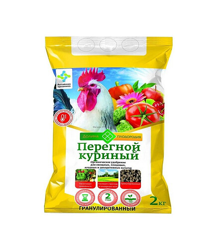 Удобрение Куриный перегной органическое (2кг) 438x503 в Материке