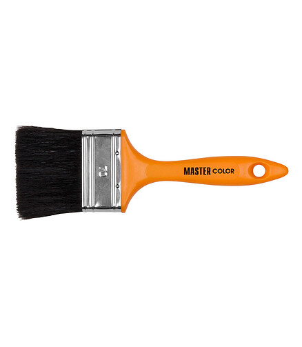 Кисть флейцевая MASTER COLOR 0164 70мм д/лаков и эмалей 438x503 в Материке