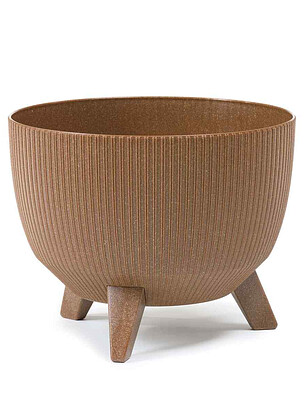 Кашпо ROMA JUMPER wood с вставкой (47x22см) пластик дерево LA967-38 238x286 в Материке