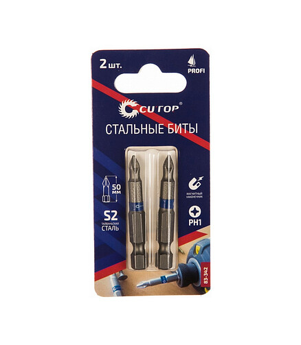 Бита CUTOP PH1 50мм 2шт/уп. 438x503 в Материке - Вариант 4