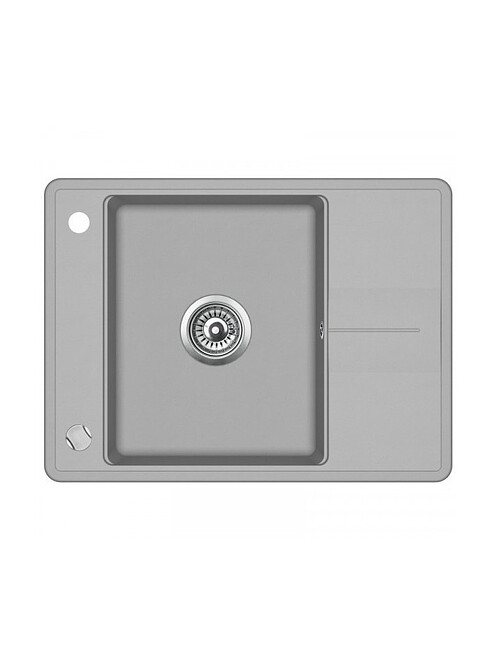 Мойка BELLA SQB102-220AW 670х500мм гранит-аргент с вып.полуавтомат 495x660 Мойка BELLA SQB102-220AW 670х500мм гранит-аргент с вып.полуавтомат 495x660 в Материке