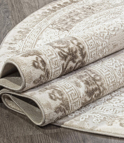 Ковер ARMINA 04087A Brown/Brown 80*150, овал 438x503 в Материке - Вариант 2