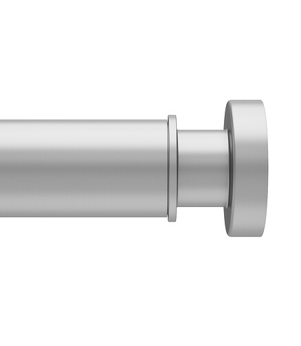 Карниз телескопический 020A200I14, 110-200см матовый хром 438x503 в Материке - Вариант 2