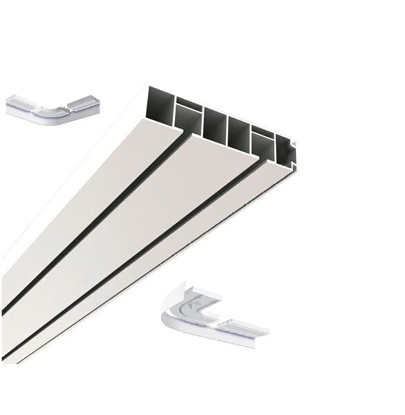 Карниз потол. TOP SYSTEM-SET B 2р 210см 586x674 Карниз потол. TOP SYSTEM-SET B 2р 210см 586x674 в Материке