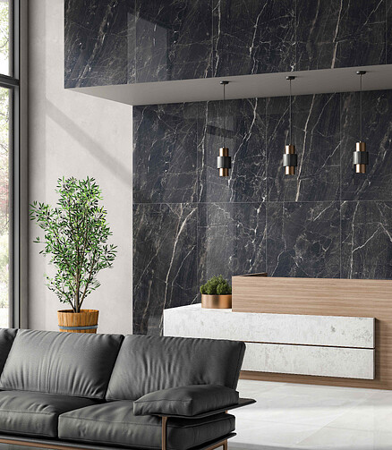 Керамогранит Colortile EVOLIC 60х120 см 1,44 м2 цвет nero 438x503 в Материке
