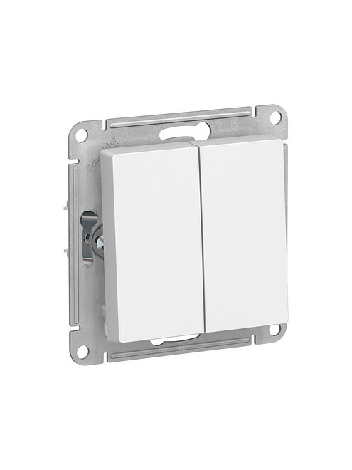 Выключатель SE ATLAS Design ATN000151 2кл. белый 495x660 Выключатель SE ATLAS Design ATN000151 2кл. белый 495x660 в Материке
