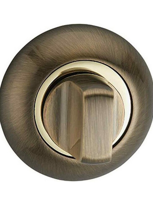 Завертка WC сантехническая LOCKIT (AB/GP), стар.бронз/золото 495x660 Завертка WC сантехническая LOCKIT (AB/GP), стар.бронз/золото 495x660 в Материке