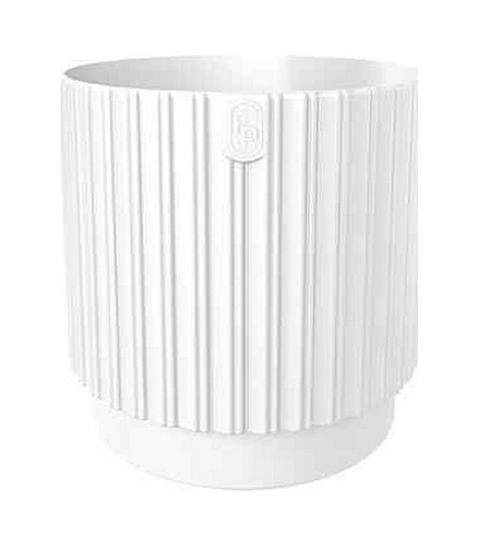 Горшок MIKA Cyli Petit Eco Recycled (13,8х13,8см) пластик белый 5290-011 438x503 в Материке