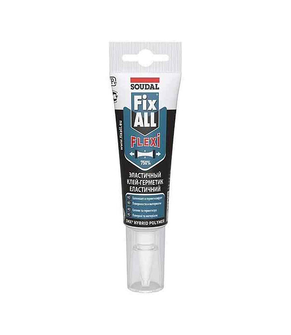 Клей-герметик SOUDAL Fix All Flexi белый, 125мл 586x674 Клей-герметик SOUDAL Fix All Flexi белый, 125мл 586x674 в Материке
