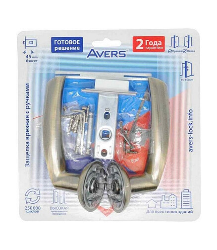 Комплект для межкомнатной двери AVERS 14023-A-AB / 5400-P-AB 438x503 в Материке
