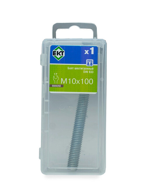 Болт 6-гранный 10х100, цинк, прочн. 8.8 DIN 933 (уп=1шт) 495x660 Болт 6-гранный 10х100, цинк, прочн. 8.8 DIN 933 (уп=1шт) 495x660 в Материке