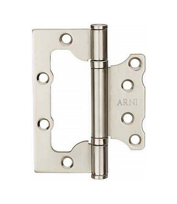 Петля дверная накладная универсальная ARNI 100*75 SN, мат.хром (уп=2шт) 586x674 Петля дверная накладная универсальная ARNI 100*75 SN, мат.хром (уп=2шт) 586x674 в Материке