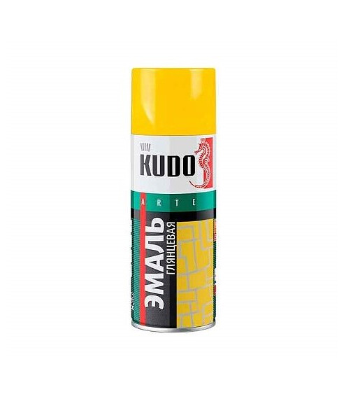 Эмаль аэроз. KUDO желтая, 520мл 495x660 Эмаль аэроз. KUDO желтая, 520мл 495x660 в Материке