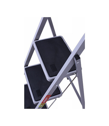 Лестница-стремянка LadderBel стальн. 3-ступ. с прорезин.ступенями 438x503 в Материке - Вариант 2