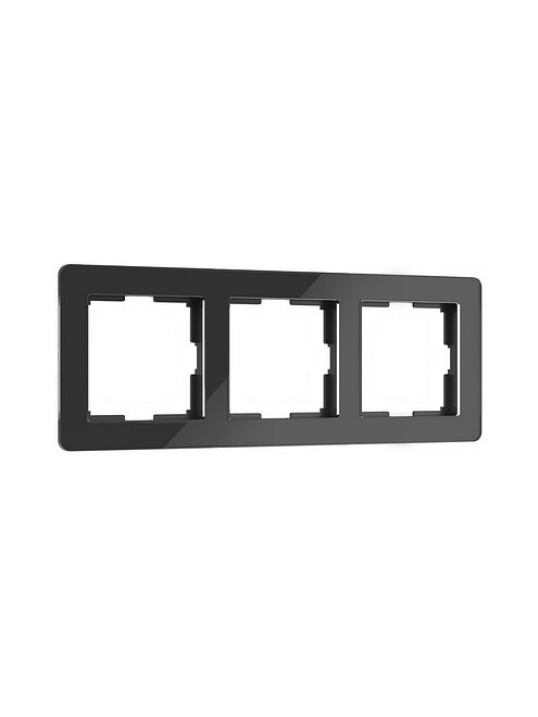Рамка WERKEL Acrylic 3мест. черный 495x660 Рамка WERKEL Acrylic 3мест. черный 495x660 в Материке