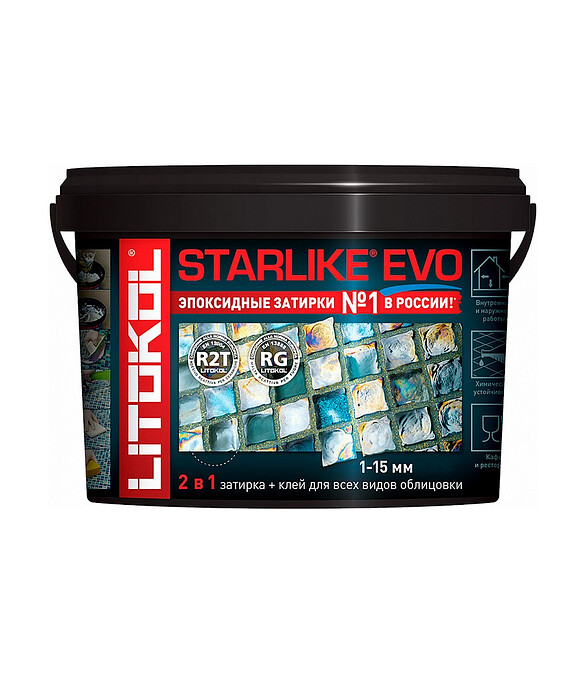 Фуга LITOKOL Starlike EVO S.102 BIANCO GHIACCIO эпоксидная, 2,5кг 586x674 Фуга LITOKOL Starlike EVO S.102 BIANCO GHIACCIO эпоксидная, 2,5кг 586x674 в Материке