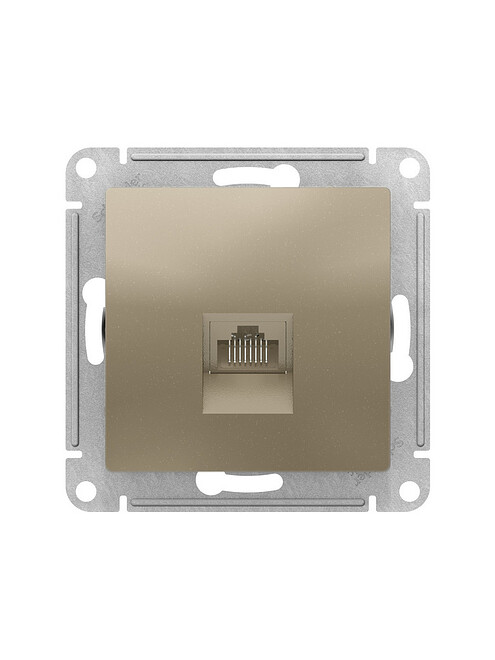 Розетка комп. SE ATLAS Design ATN000583 1мест. шампань 495x660 Розетка комп. SE ATLAS Design ATN000583 1мест. шампань 495x660 в Материке