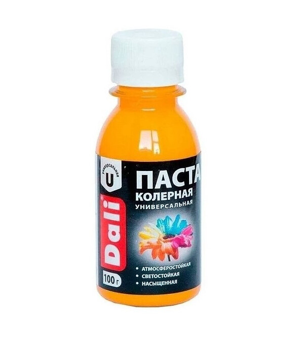Паста колерная DALI универс. золотисто-желтый 0,1кг 586x674 Паста колерная DALI универс. золотисто-желтый 0,1кг 586x674 в Материке