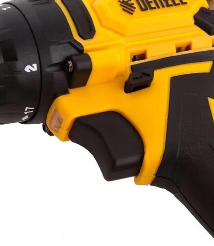 Шуруповерт аккум. DENZEL CDL-12-02BM 12В 2х2Ач 21Нм 438x503 в Материке - Вариант 3
