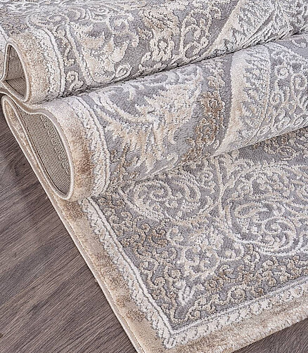 Ковер ARMINA 03880C Grey/Brown 200*290, овал 438x503 в Материке - Вариант 2