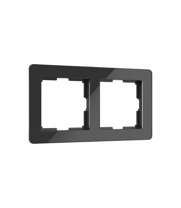 Рамка WERKEL Acrylic 2мест. черный 586x674 Рамка WERKEL Acrylic 2мест. черный 586x674 в Материке