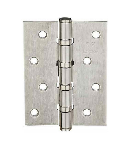 Петля дверная врезная универсальная LOCKIT 100*75 SN, мат.хром (уп=2шт) 438x503 в Материке