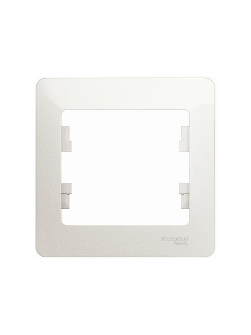 Рамка SE GLOSSA GSL000601 1мест. перламутр 495x660 в Материке