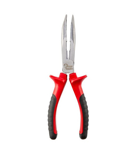 Плоскогубцы удлин. TOP TOOLS 32D116 изогнутые 200мм 438x503 в Материке