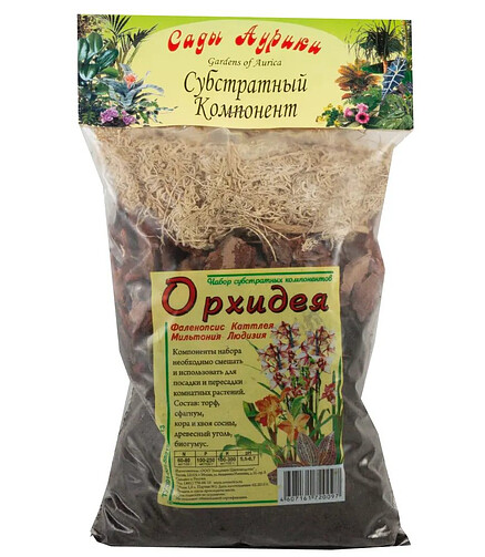 Набор субстратных компонентов ОРХИДЕЯ (1 л) 438x503 в Материке