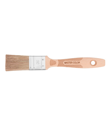 Кисть флейцевая MASTER COLOR 0021 д/лазури 30мм 438x503 в Материке
