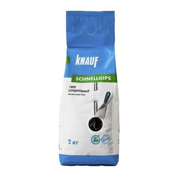 Гипс KNAUF Шнельгипс, 2кг 586x674 Гипс KNAUF Шнельгипс, 2кг 586x674 в Материке