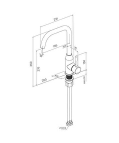 Смеситель MEAL M01SBL0M05 (для кухни) 238x286 в Материке - Вариант 2