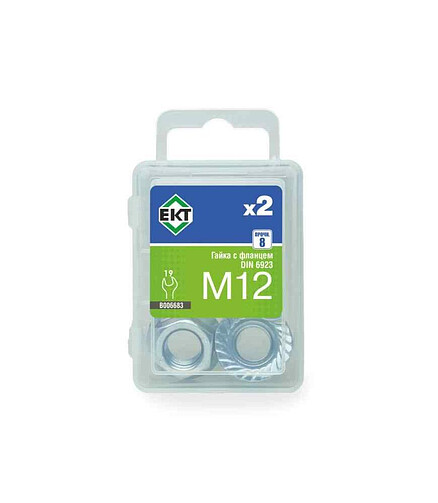 Гайка с фланцем M12 (уп=2шт) B006683_BOX 438x503 в Материке