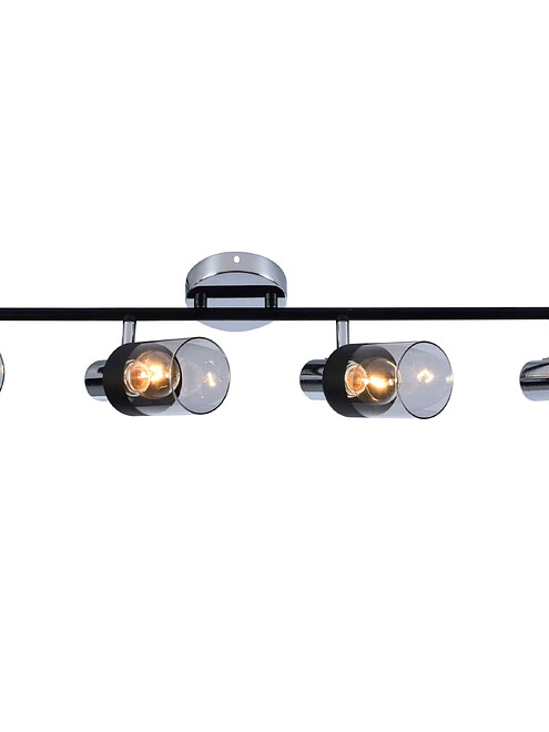 Светильник потолочный MH-11806/4 BK+CR 495x660 Светильник потолочный MH-11806/4 BK+CR 495x660 в Материке