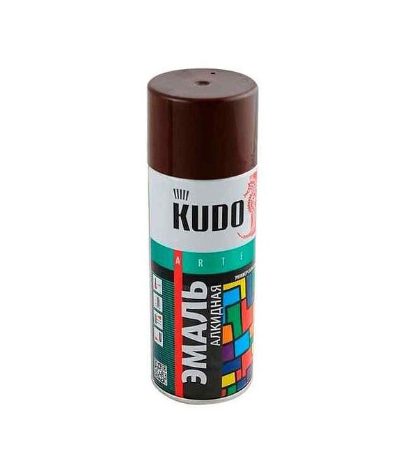 Эмаль аэроз. KUDO коричневая, 520мл 586x674 Эмаль аэроз. KUDO коричневая, 520мл 586x674 в Материке