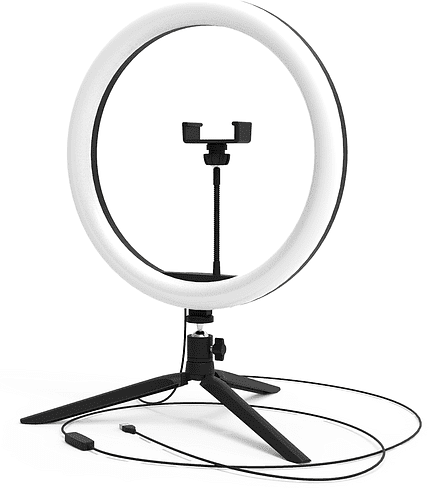Светильник настол. GAUSS Ring Light RL003 с креп. д/телефона светодиод. 15W 438x503 в Материке