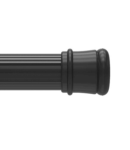 Карниз телескопический 014A200M14, 110-200см черный 438x503 в Материке - Вариант 2