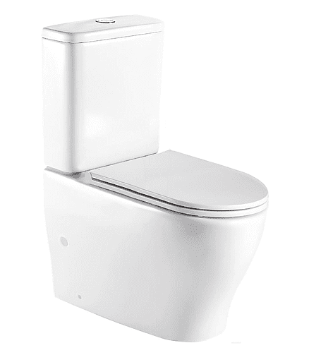 Унитаз-компакт ANGERBACH 001 БЕЛ.ГЛ. безобод.антибак.покр. GEBERIT 3/6 SLIM Dur. 438x503 в Материке