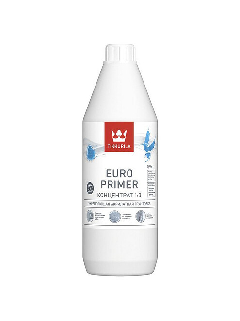 Грунтовка Tikkurila EURO PRIMER концентрат (1:3), 0,9л 495x660 Грунтовка Tikkurila EURO PRIMER концентрат (1:3), 0,9л 495x660 в Материке