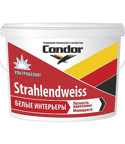 Краска Condor Strahlendweiss матовая, 1,5кг 438x503 в Материке - Вариант 2